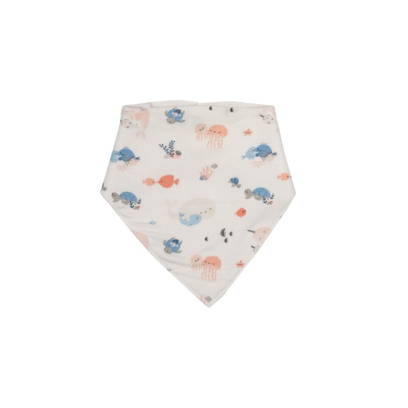 Angel Dear Ocean Cuddles Bamboo Viscose Bandana Bib