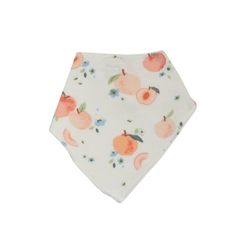 Angel Dear Peaches Bamboo Viscose Bandana Bib