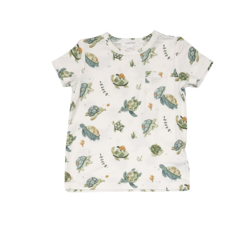Angel Dear Sea Turtles Bamboo Viscose T-Shirt & Short Set