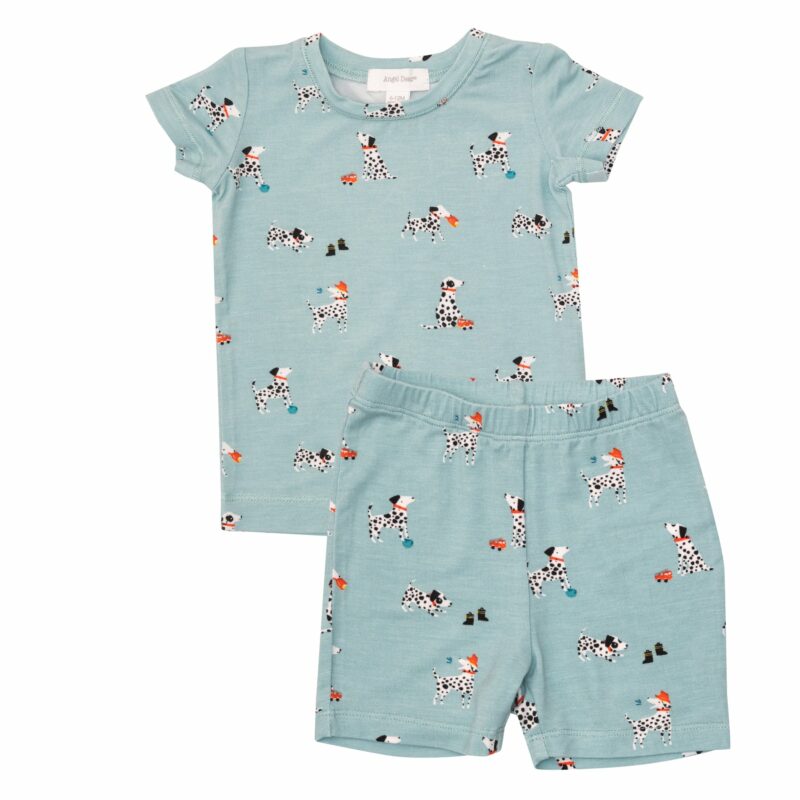 Angel Dear Firehouse Dalmations Bamboo Viscose Loungewear Short Set