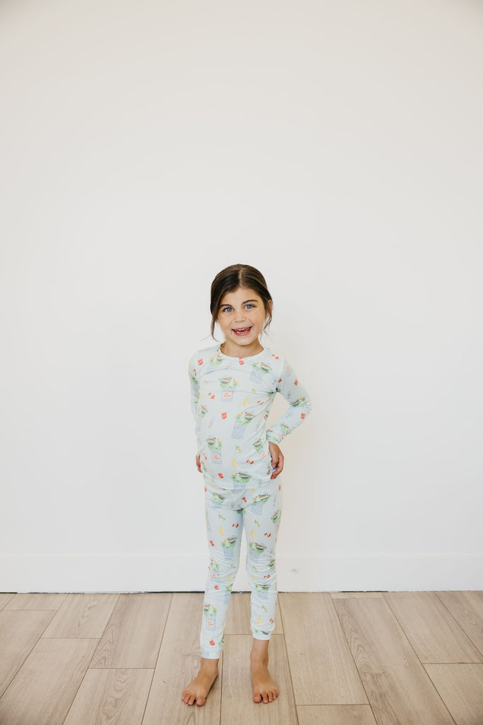 Copper Pearl Oscar the Grouch Two-Piece Pajamas