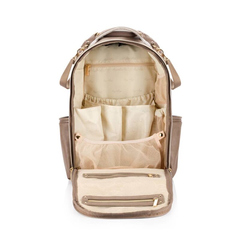 Vanilla Latte Boss Plus Backpack Diaper Bag from Itzy Ritzy