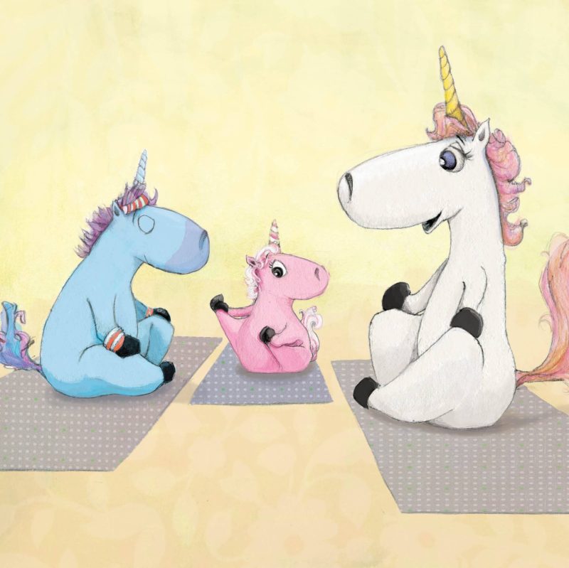 Unicorn Yoga Hardcover Book from Sleeping Bear Press