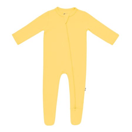 Kyte BABY Zippered Footie in Butter