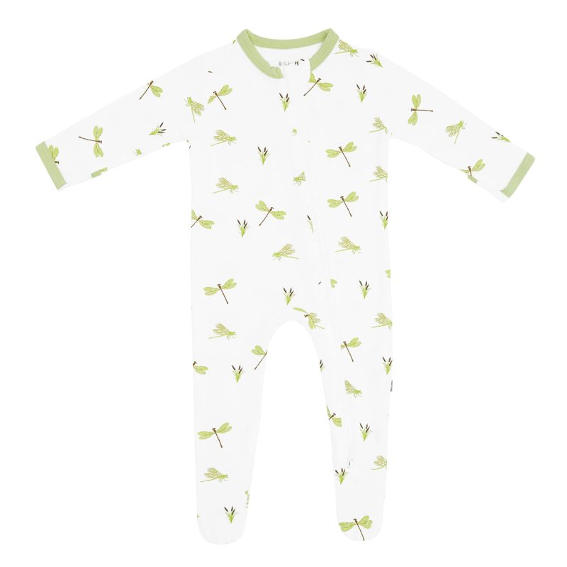 Kyte BABY Zippered Footie in Dragonfly