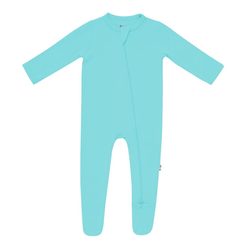 Kyte BABY Zippered Footie in Robin