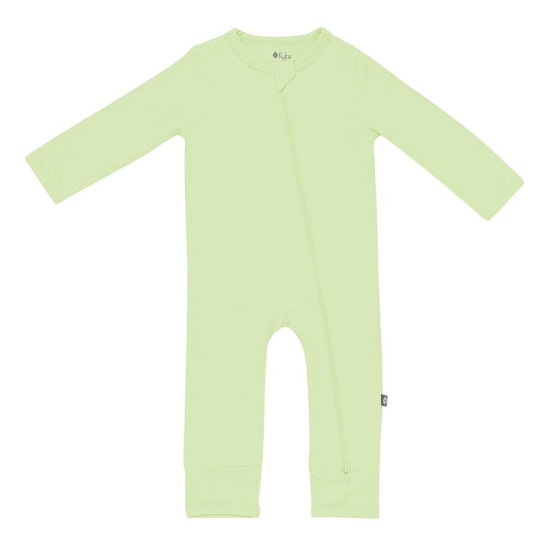 Zippered Romper in Pistachio from Kyte BABY