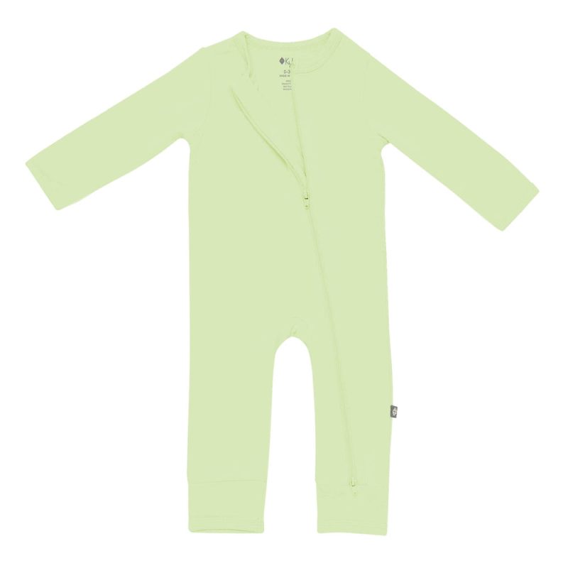 Zippered Romper in Pistachio