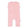 Kyte BABY Sleeveless Zippered Romper in Crepe