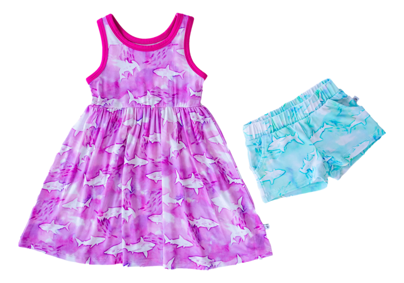 Bondi Bamboo Viscose Birdie Dress Set available at Blossom