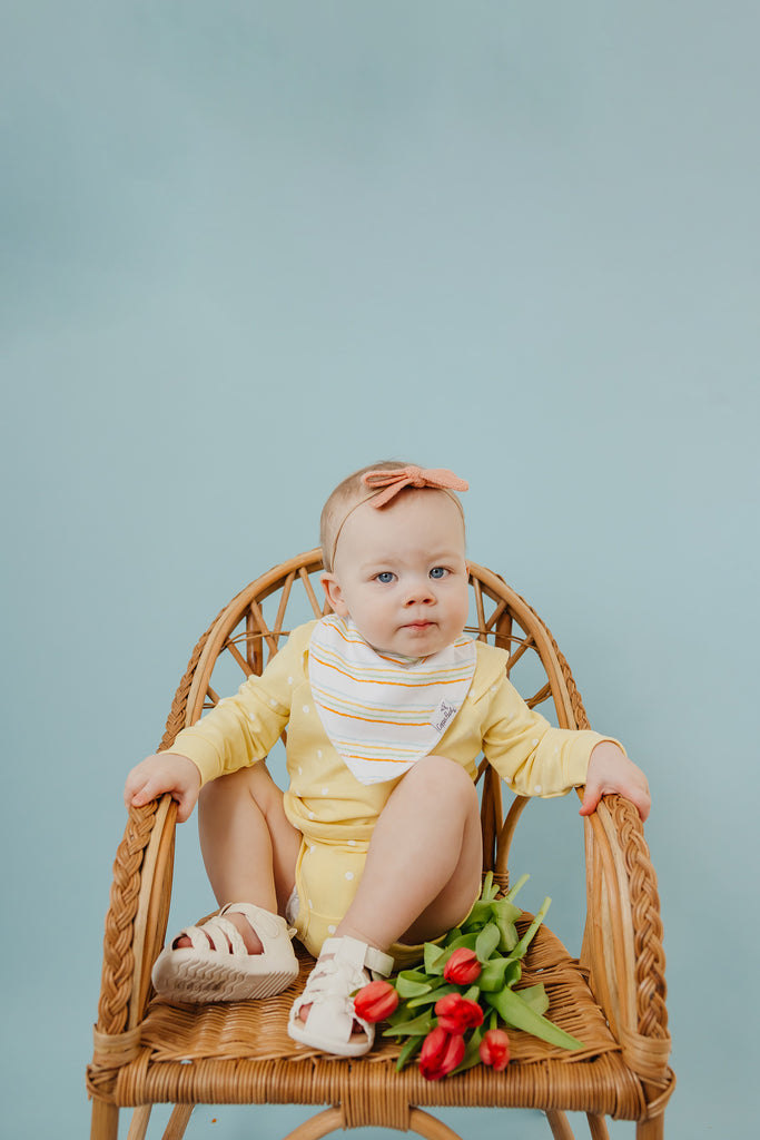 Copper Pearl Peter Bandana Bib Set 4-Pack Feeding