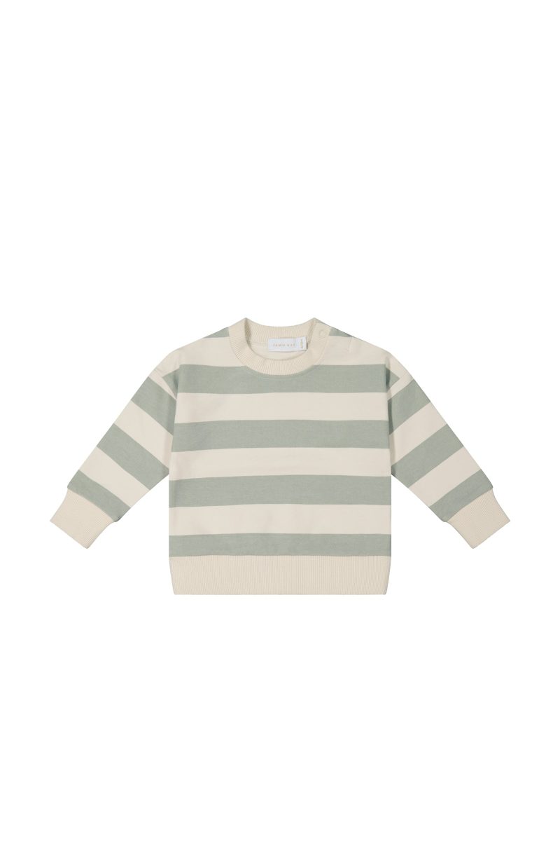 Grayson Pullover in Essential Stripe available at Blossom