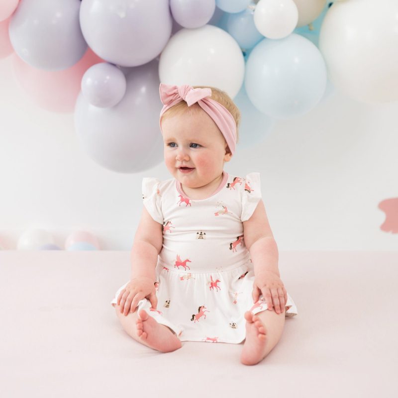 Kyte BABY Twirl Bodysuit in Unicorn