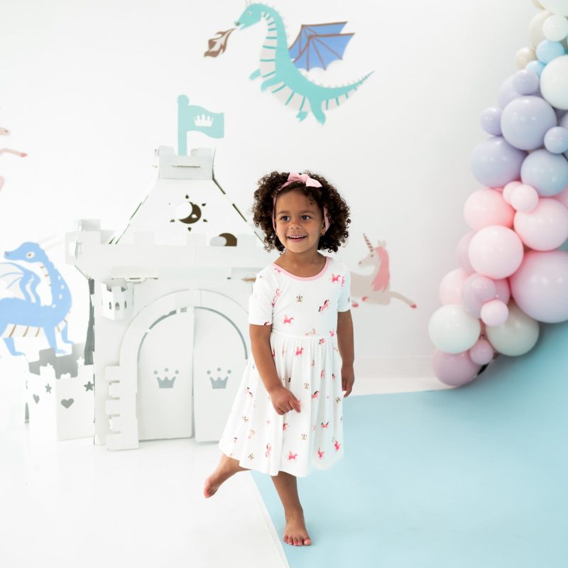 Kyte BABY Twirl Dress in Unicorn 