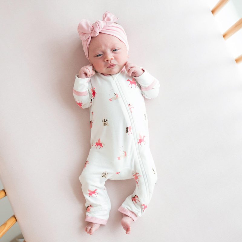 Zippered Romper in Unicorn  from Kyte BABY