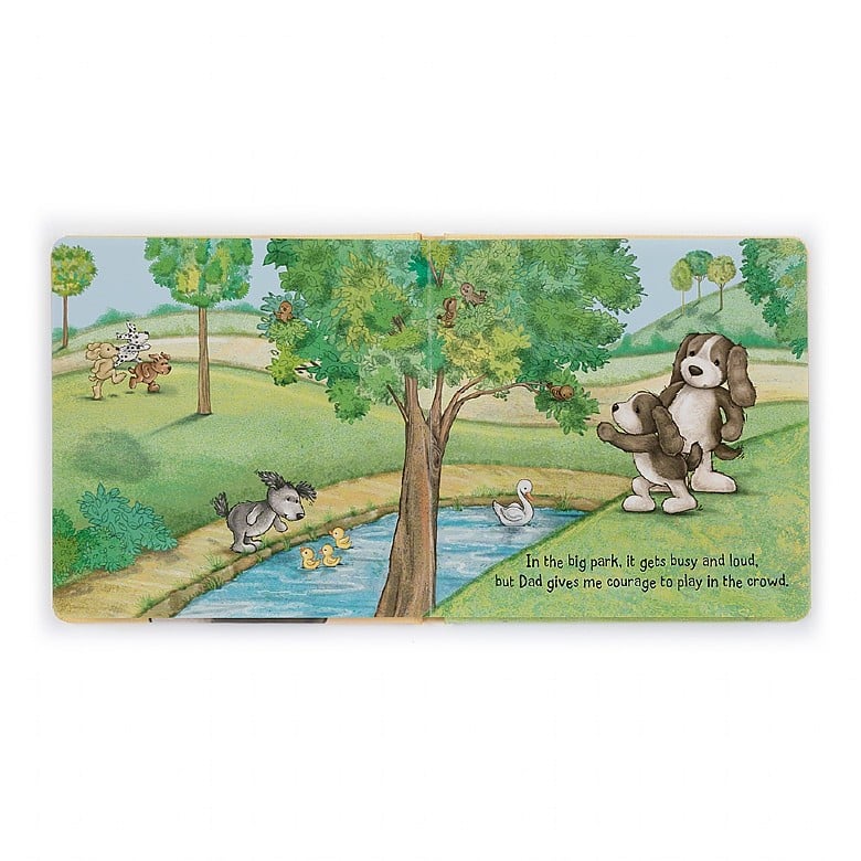 My Dad and Me Board Book from Jellycat