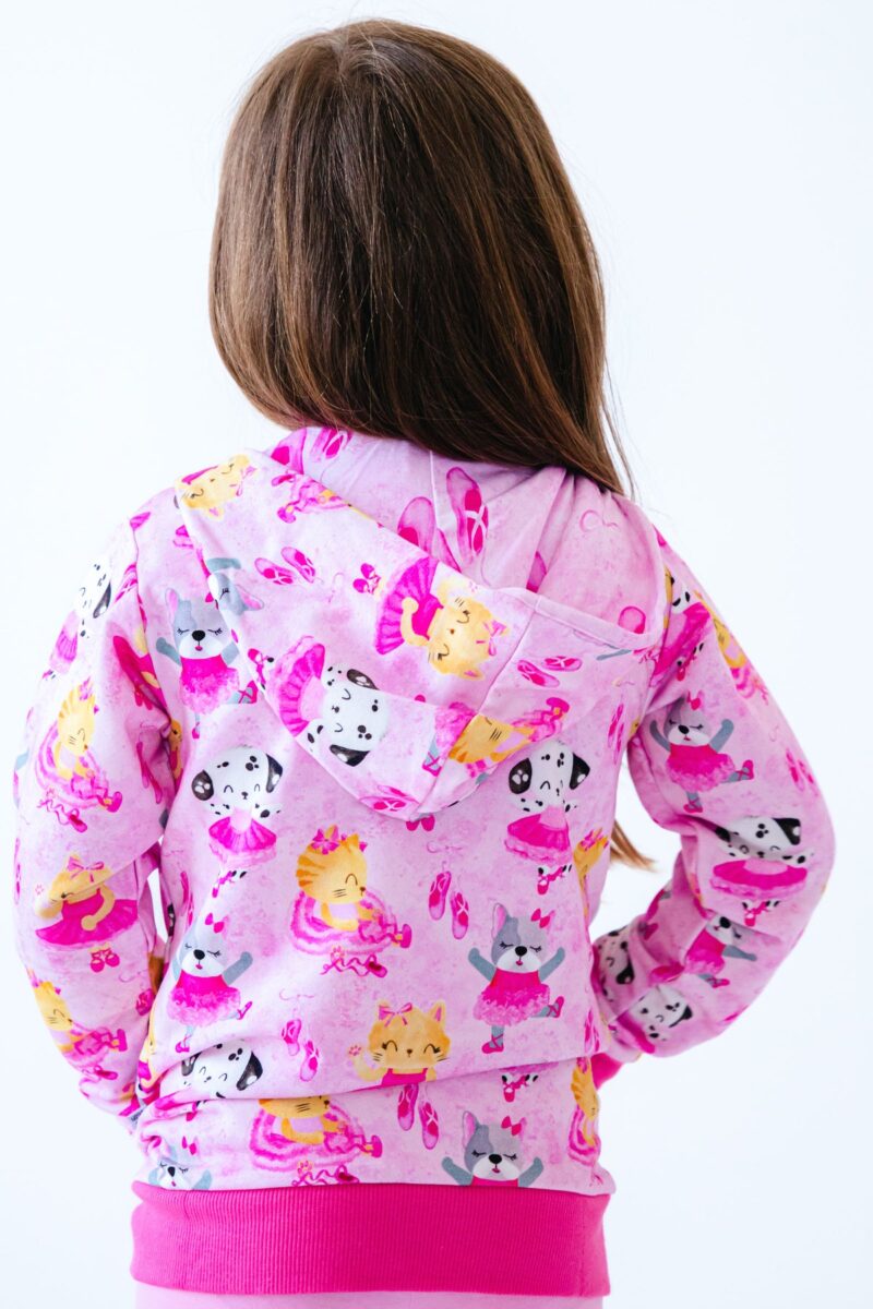 Cassie Bamboo Viscose Hoodie Zip Jacket