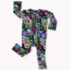 Succulents Bamboo Viscose Convertible Footie available at Blossom