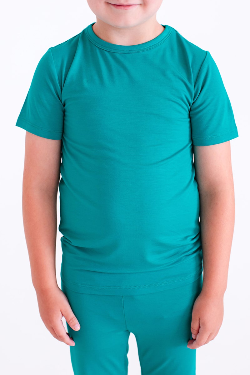 Jungle Bamboo Viscose Short Sleeve Pajama Set