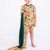 Birdie Bean Leo Bamboo Viscose Short Sleeve and Shorts Pajama Set