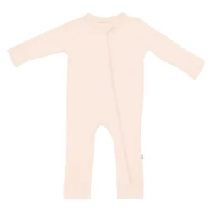 Kyte BABY Zippered Romper in Porcelain