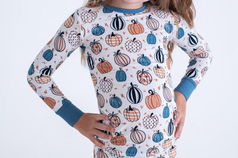 Levi Bamboo Viscose Two-Piece Pajama Set from Birdie Bean