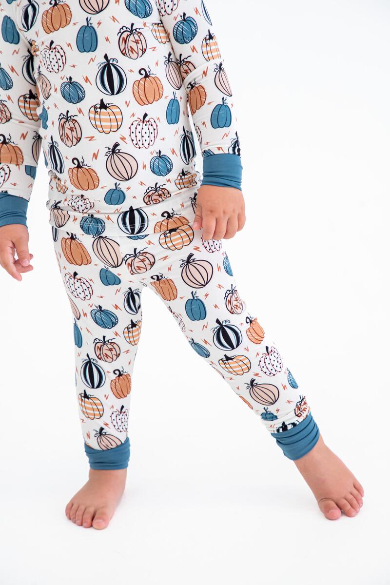 Levi Bamboo Viscose Two-Piece Pajama Set available at Blossom