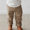 Jamie Kay Austin Cotton Twill Pant in Woodsmoke