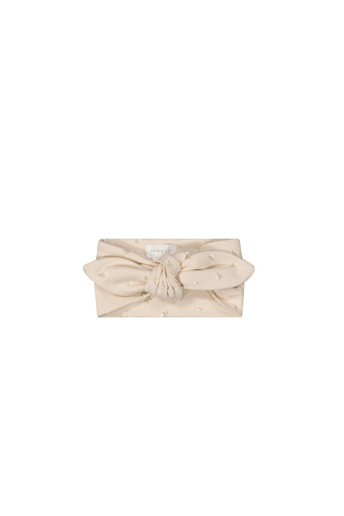 Organic Cotton Headband in Elenore Pink Tint from Jamie Kay