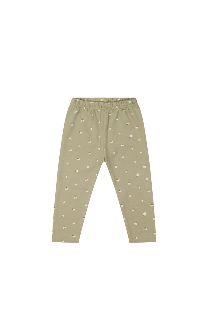 Organic Cotton Legging in Apples Seneca Rock available at Blossom