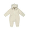 Sasha Recycled Polyester Sherpa Onepiece in Natural available at Blossom