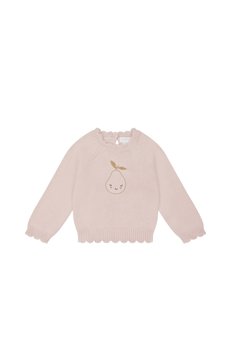 Emma Jumper in Pink Clay Marle from Jamie Kay