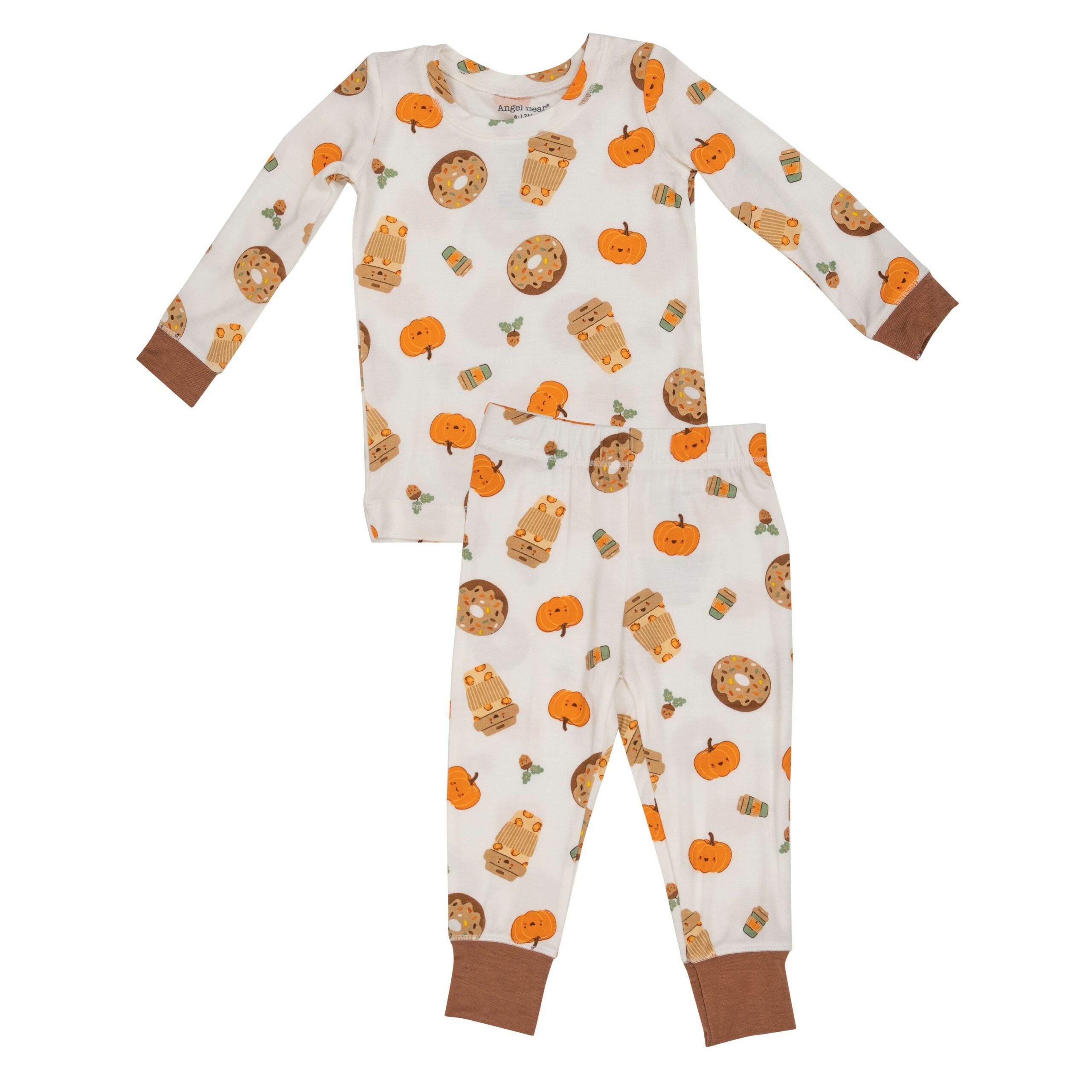 Angel Dear Pumpkin Spice Latte Bamboo Viscose LoungewearSet
