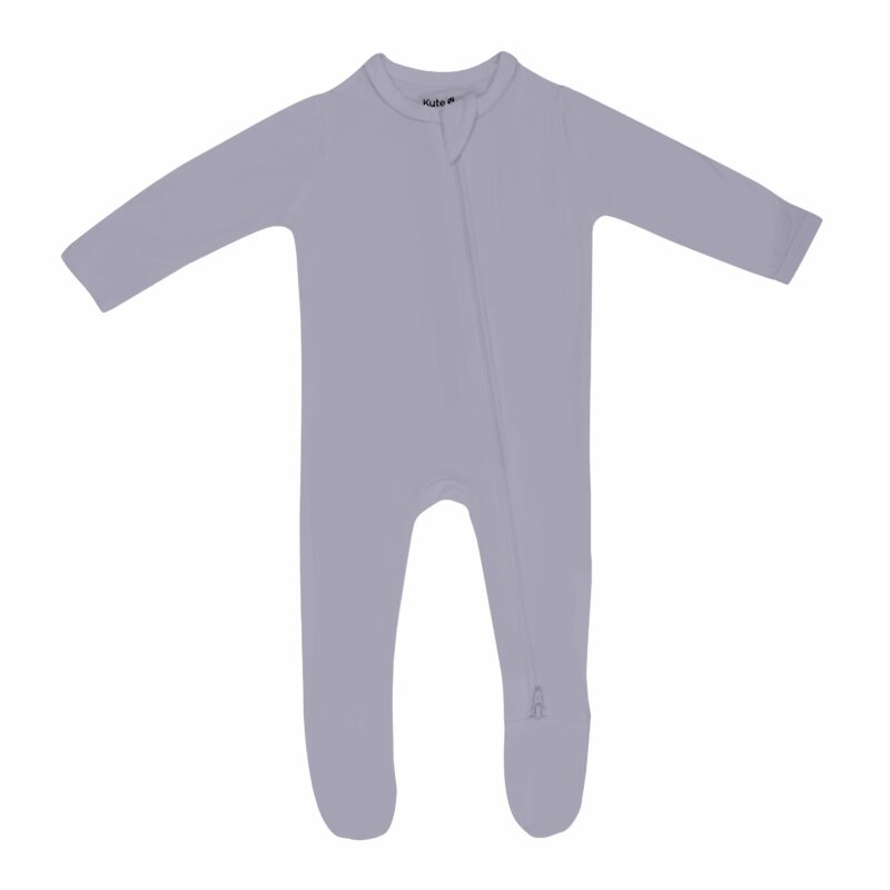 Zippered Footie in Haze from Kyte BABY