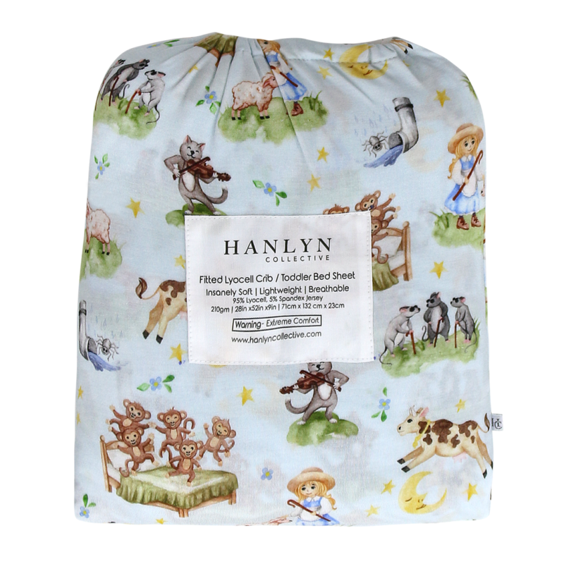 Hanlyn Collective Story Time Crib Sheet