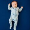 Kyte BABY Zippered Footie in Coastline