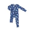 Angel Dear Paper Cut Snowflakes Bamboo Viscose Zipper Romper