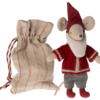 Maileg Santa Mouse