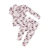 Gigi and Max Boo Bamboo Viscose Two-Piece Pajama Set - FINAL SALE
