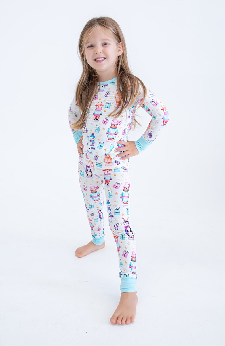 Birdie Bean Fritz Bamboo Viscose Two-Piece Pajamas
