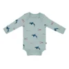 Kyte BABY Long Sleeve Bodysuit in Coastline