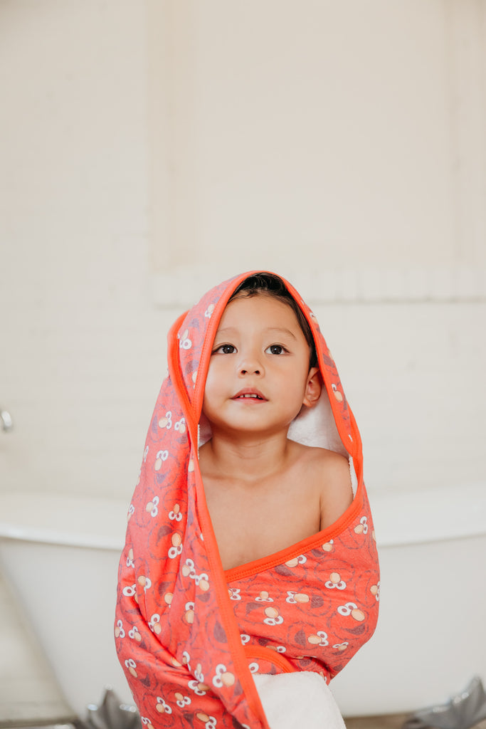 Elmo Premium Knit Hooded Towel made by Copper Pearl