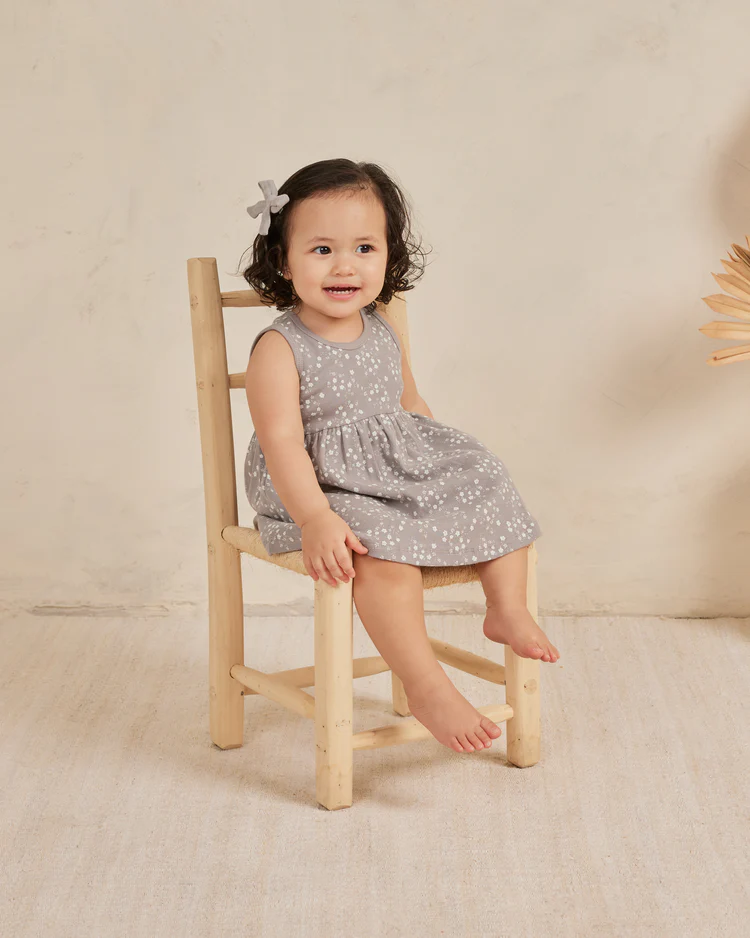 Quincy Mae Ribbed Tank Dress in Fleur