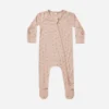 Quincy Mae Bamboo Zip Footie in Twinkle