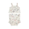 Angel Dear Climbing Roses Modal Rib Tank Top & High Waisted Short