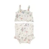 Angel Dear Climbing Roses Modal Rib Tank Top & High Waisted Short