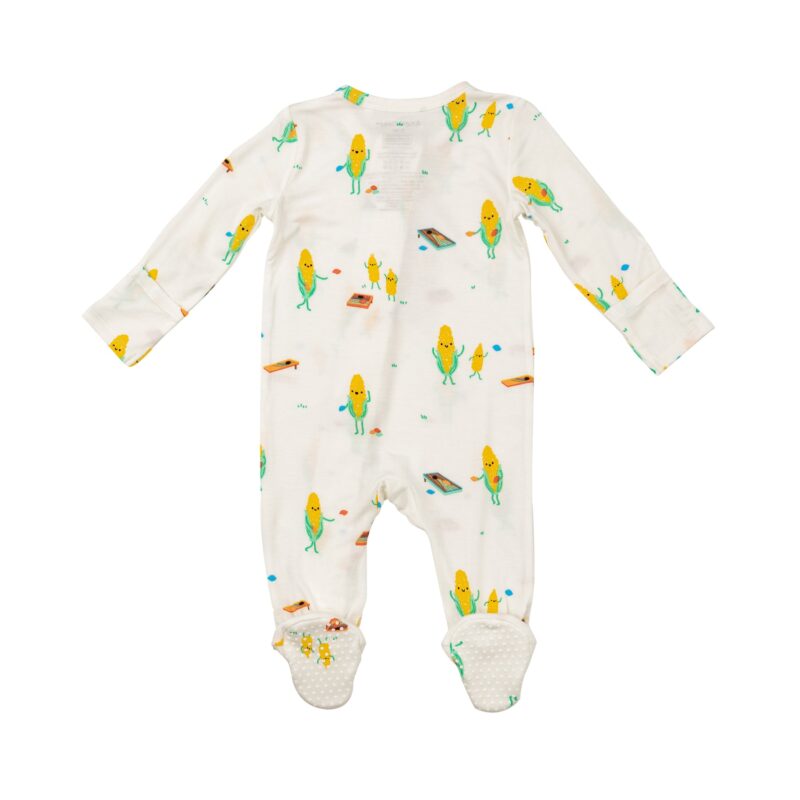 Cornhole Bamboo Viscose Footie from Angel Dear