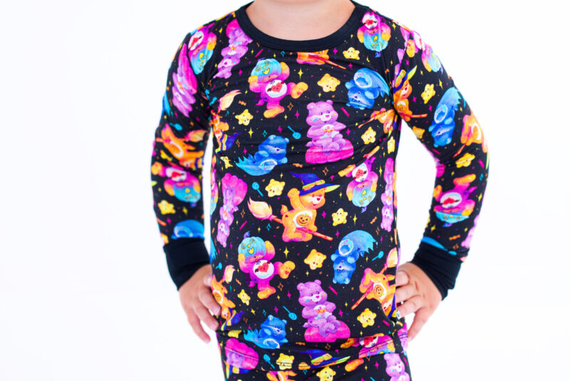 Birdie Bean Care Bears Spooky Cute Bamboo Viscose 2-Piece Pajamas