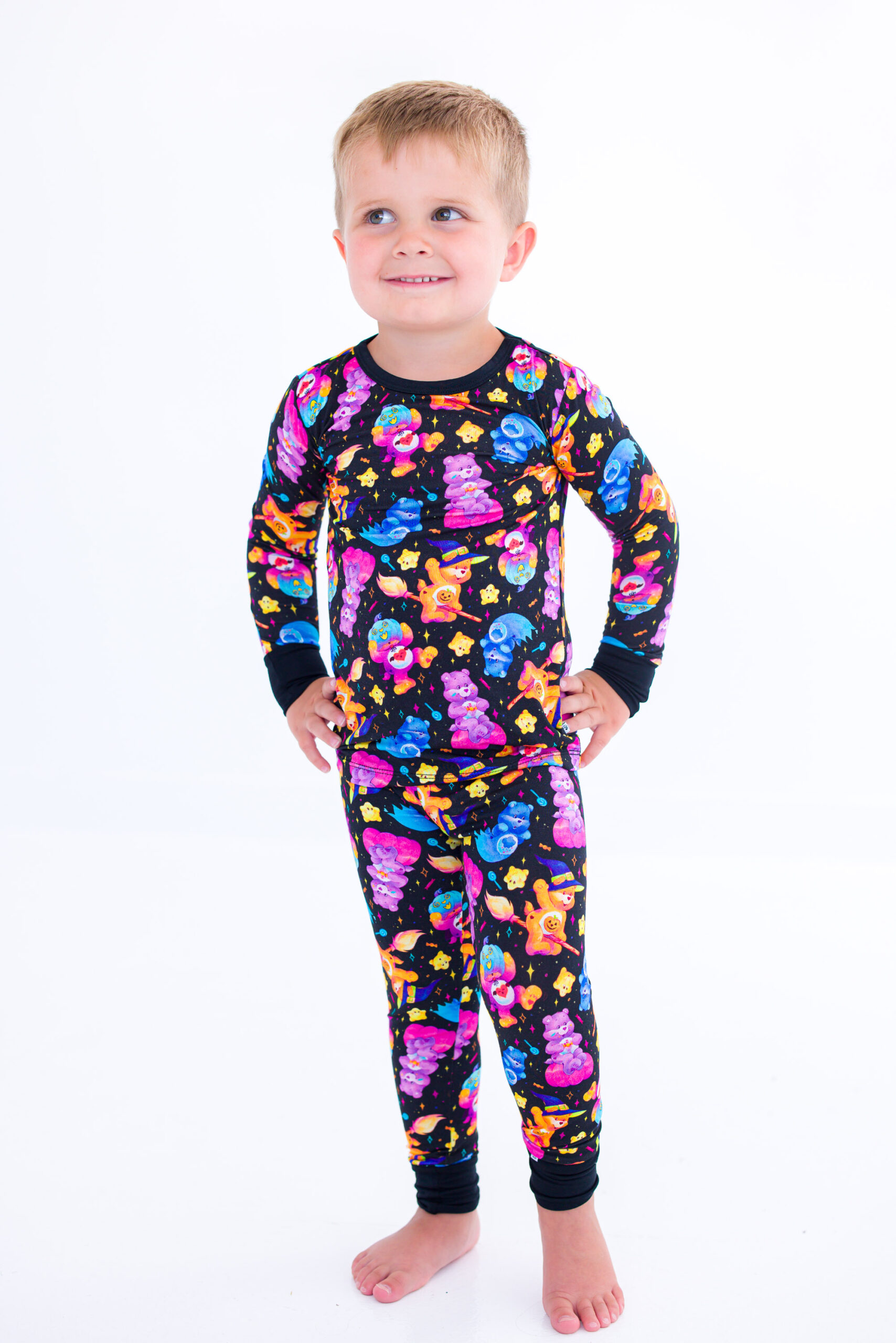 Birdie Bean Care Bears Spooky Cute Bamboo Viscose 2-Piece Pajamas