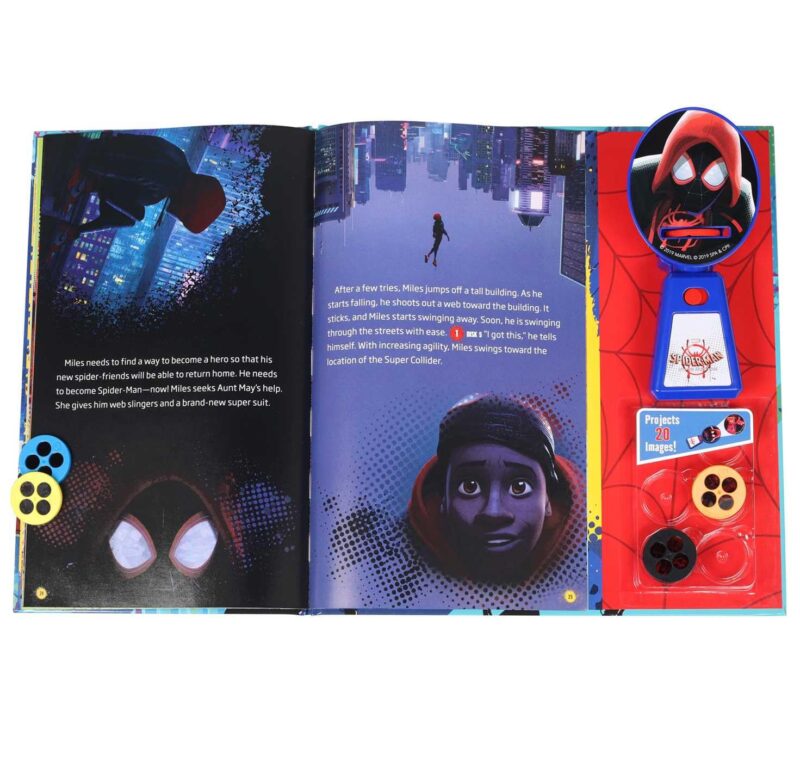 Marvel Spider-Man: Into the Spider-Verse Movie Theater Storybook & Movie Projector made by